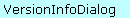 VersionInfoDialog object